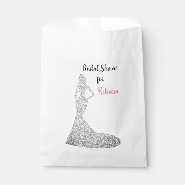 Bridal Shower Sparkle & Shine Favour Bags (Front)