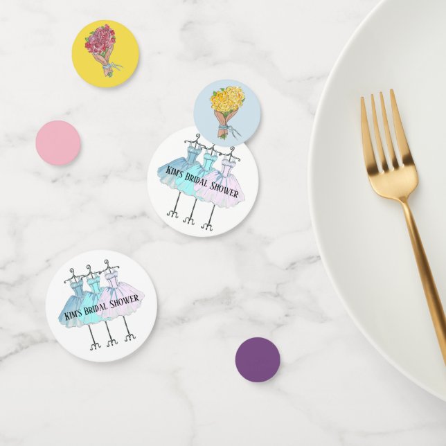 Bridal Shower Table Confetti (Group)