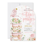 Bridal Shower Tea Party Blush Pink And Gold Floral
