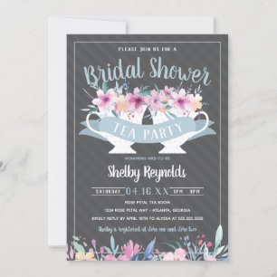 Bridal Shower Tea Party Invitation