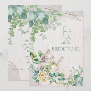 Bridal Shower Tea Party Invitation