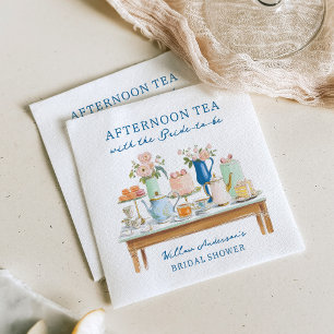 Bridal Shower Tea Party Napkins