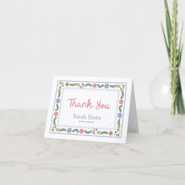 Bridal Shower Thank You Card (Front)