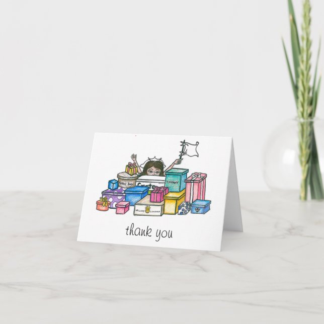 Bridal Shower Thank you Card (Front)