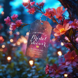 Bridal Shower Thank You Galaxy Star Constellations Gift Tags<br><div class="desc">Wedding / Bridal Shower Thank You Gift Tags - Gorgeous Night Star Sky Colourful Nebula Cosmic Space Galaxy with Constellations.
A Perfect Design for your Big Day.
All text style,  colours,  sizes can be modified to fit your needs.</div>