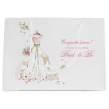 Bridal Shower Wedding Dress Congratulations Large