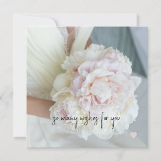 Bridal Shower/Wedding Flat Greeting Card