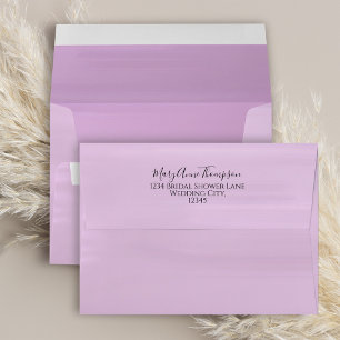 Bridal Shower Wedding Gown Coordinating Envelope