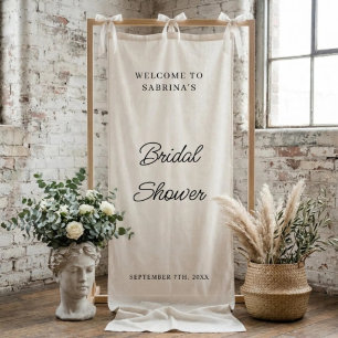 Bridal Shower Welcome Banner