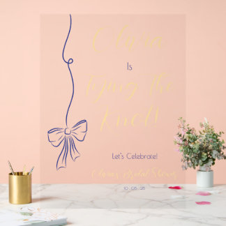 BRIDAL SHOWER WELCOME SIGN