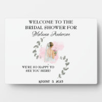 Bridal Shower WELCOME with editable text and image
