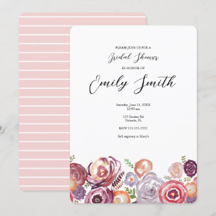 Bridal Shower Wildflower Garden Invitation