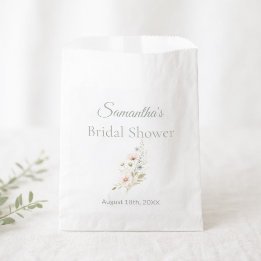 Bridal Shower Wildflower Garden Party Guest Favour Bags