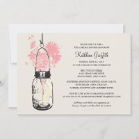 Bridal Shower Wildflowers & Mason Jar