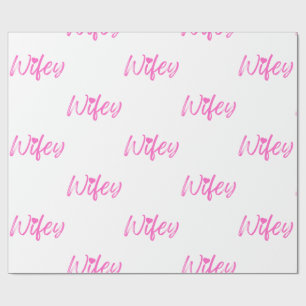 Bridal shower  wrapping paper
