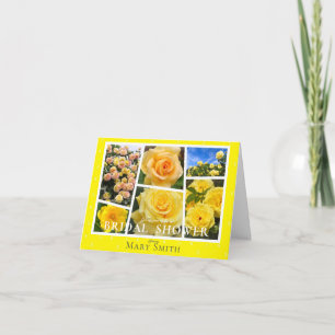 Bridal Shower (Yellow Roses) Invitation