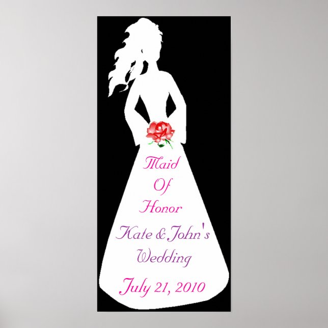 Bridal Silhouette II Maid Of Honour Poster (Front)
