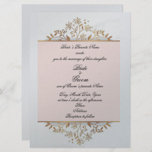 Bridal Softness Wedding Invitation