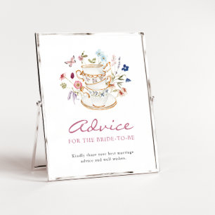 Bridal Tea Advice Poster
