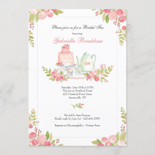 Bridal Tea Invitation