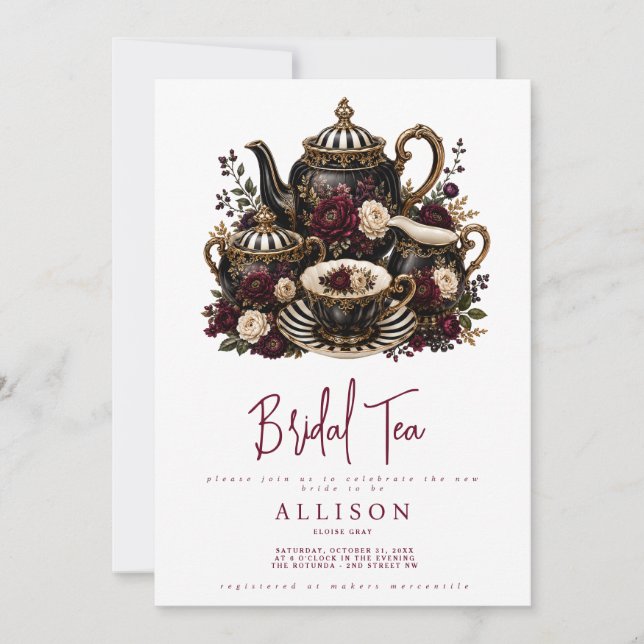 Bridal Tea Invitation (Front)