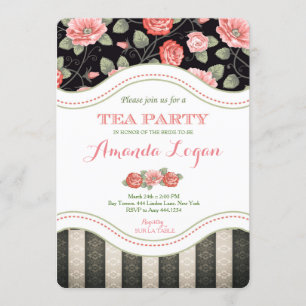 Bridal Tea Party Invitation