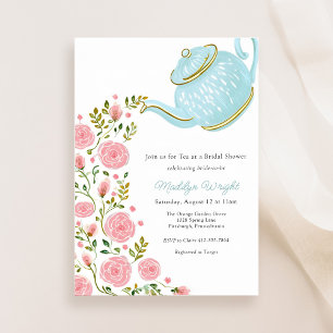 Bridal Tea Party Shower Invitation