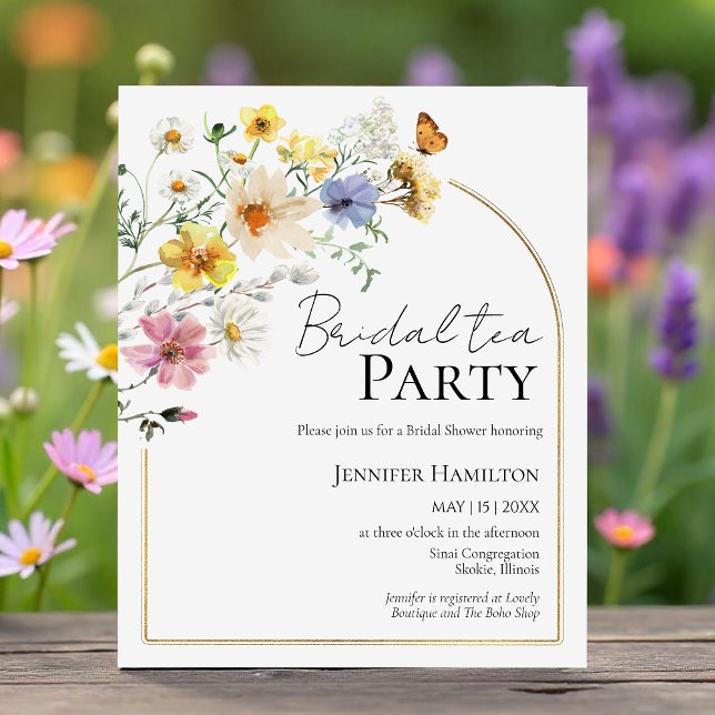 Bridal tea Party | Wildflower Boho Bridal Shower (Creator Uploaded)