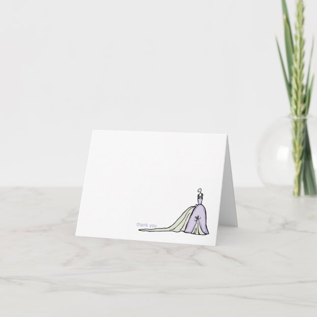 Bridal Thank you card (Front)