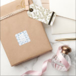 Bridal Toast On The Coast Seashells Bridal Shower Square Sticker<br><div class="desc">Celebrate seaside romance with our elegant "Bridal Toast on the Coast" collection, inspired by breezy beach days and timeless coastal charm. The soft blue stripes create a fresh nautical feel, while delicate hand-drawn seashells, starfish, and sweet bow accents add graceful details to the design. The refined script typography brings a...</div>