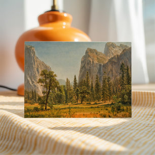 Bridal Veil Falls, California Albert Bierstadt Card