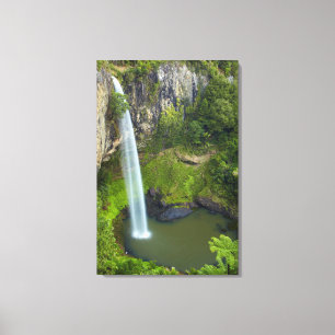 Bridal Veil Falls, New Zealand Canvas Print
