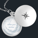 Bridal Veil Locket Necklace<br><div class="desc">Romantic white bridal veil in the shape of heart. Perfect for anniversary, wedding, and any love related events.</div>