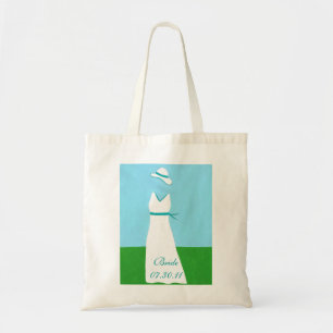 Bridal Wedding Dress Canvas Tote Bags