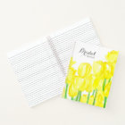 Bridal Wedding Journal Yellow Tulip Flowers