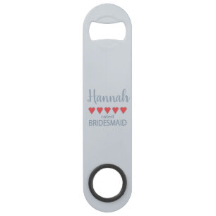 Bridal & Wedding Party 5 Heart Bridesmaid