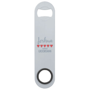 Bridal & Wedding Party 5 Heart Groomsman