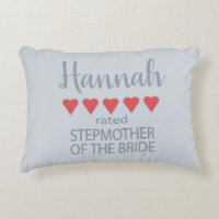 Bridal & Wedding Party 5 Heart Stepmother of Bride