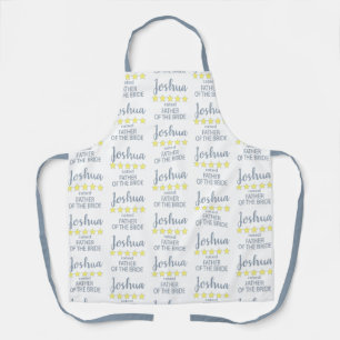 Bridal & Wedding Party 5 Star Father of Bride Apron