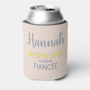 Bridal & Wedding Party 5 Star Fiancee Can Cooler