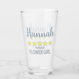Bridal & Wedding Party 5 Star Flower Girl Glass