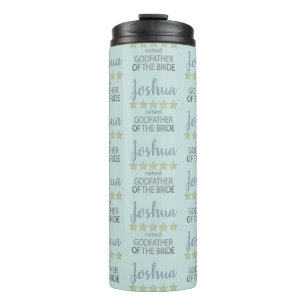 Bridal & Wedding Party 5 Star Godfather of Bride Thermal Tumbler