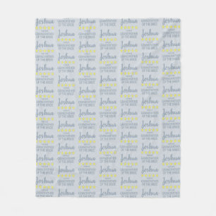 Bridal & Wedding Party 5 Star Grandfather of Bride Fleece Blanket