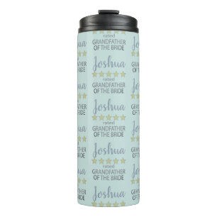 Bridal & Wedding Party 5 Star Grandfather of Bride Thermal Tumbler