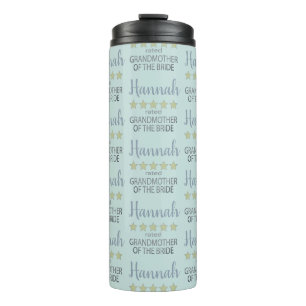 Bridal & Wedding Party 5 Star Grandmother of Bride Thermal Tumbler