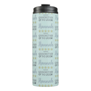Bridal & Wedding Party 5 Star Grandmother of Groom Thermal Tumbler