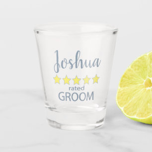 Bridal & Wedding Party 5 Star Groom Shot Glass