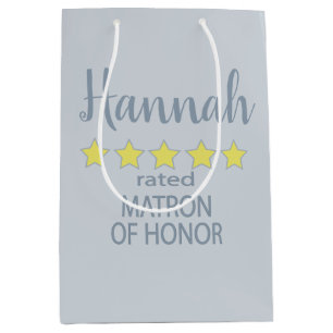 Bridal & Wedding Party 5 Star Matron of Honour Medium Gift Bag