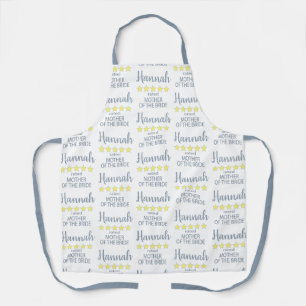 Bridal & Wedding Party 5 Star Mother of Bride Apron