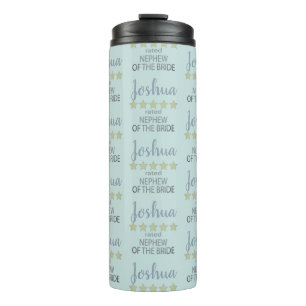 Bridal & Wedding Party 5 Star Nephew of Bride Thermal Tumbler